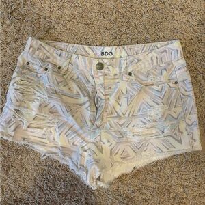 BDG urban outfitters denim high rise cheeky shorts